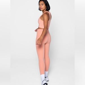 NWT Girlfriend Collective High Rise Compression Leggings Sherbert Size XL